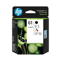 HP 61 2-pack Black/Tri-color Original Ink Cartridges