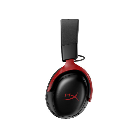 HyperX Cloud III S vezeték nélküli gamer headset (fekete/piros)