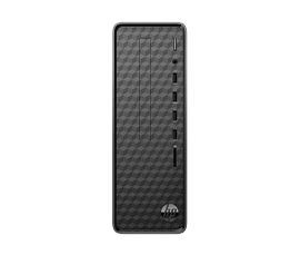 HP Slim Desktop S01-pF2130st Bundle PC, Windows 11 Home, Intel® Core™ i3, 8GB RAM, 256GB SSD, 1TB HDD, Dark black