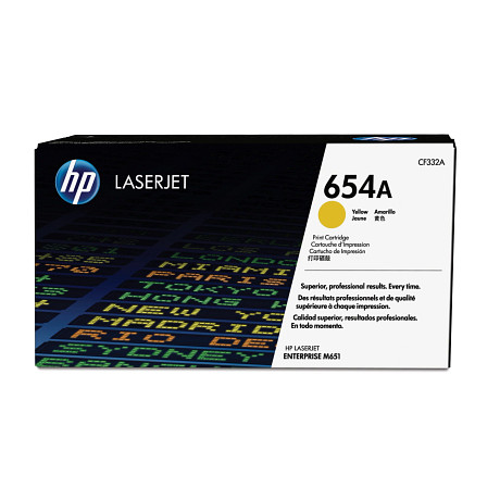 HP 654A CF332A sárga toner / festékkazetta LaserJet M651 (15000 old.)