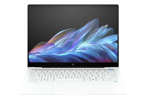 HP Home Laptop PCs, HP OmniBook X Laptop 14, Windows 11 Home, 14", Touch screen, Qualcomm® Snapdragon®, 16GB RAM, 1TB SSD, 2.2K, Ceramic white