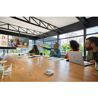 HP B22X4AA POLY STUDIO A2 WHITE TABLE MICROPHONE W/ MOUNTING PLATE I/O