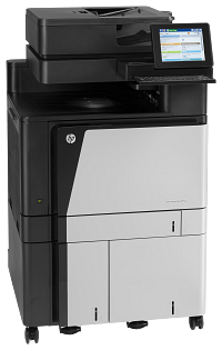 HP Color LaserJet Enterprise flow MFP M880z+ NFC Wireless Direct