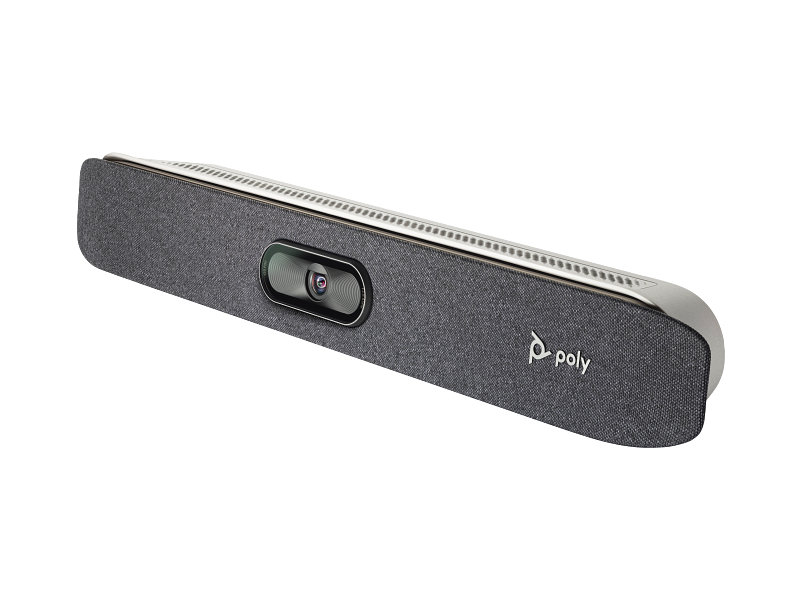 Poly Studio X30 - Video Bar, Black - Left Facing