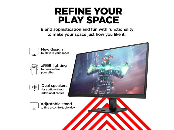 HP OMEN by HP 27 inch UHD 144Hz Gaming Monitor laptop