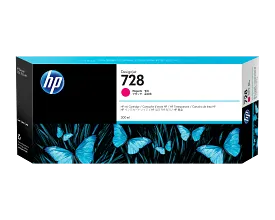 HP 728 300-ml Magenta DesignJet Ink Cartridge, F9K16A