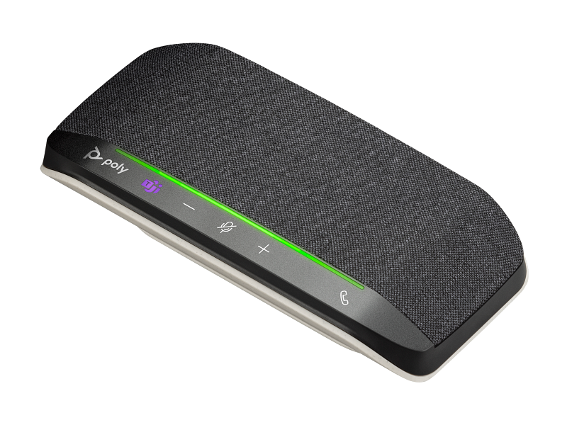 Poly Sync 10 speakerphone. Microsoft Teams Certified.