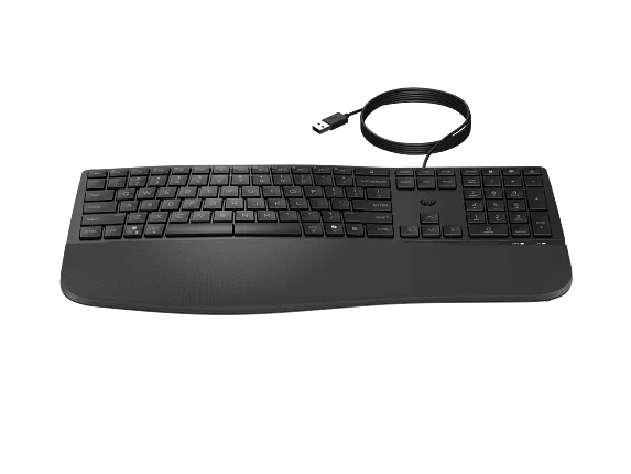 Keyboards/Other Input Devices, HP 485 Comfort Wired Keyboard for business