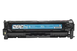 HP 312A Cyan Original LaserJet Toner Cartridge, CF381A