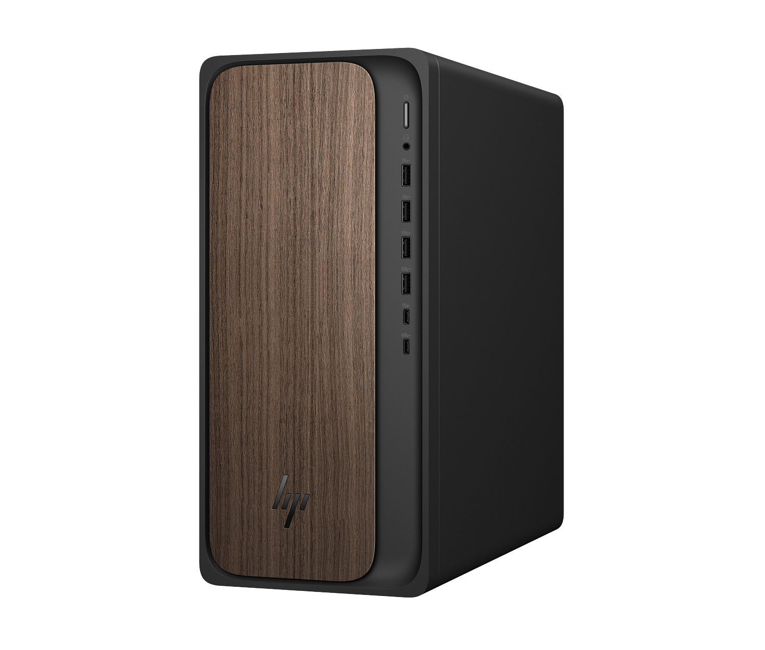 HP OmniDesk Desktop AI M03-0175t PC, Windows 11 Home, Intel® Core™ Ultra 7, 16GB RAM, 2TB SSD, NVIDIA® GeForce RTX™ 4060, Dark wood