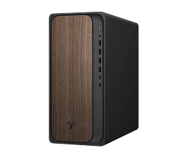 HP OmniDesk Desktop AI M03-0173t PC, Windows 11 Home, Intel® Core™ Ultra 7, 16GB RAM, 2TB SSD, Dark wood