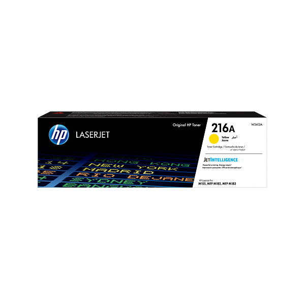 HP 216A Yellow Toner Cartridge - W2412A W2412-00901a EMEA
