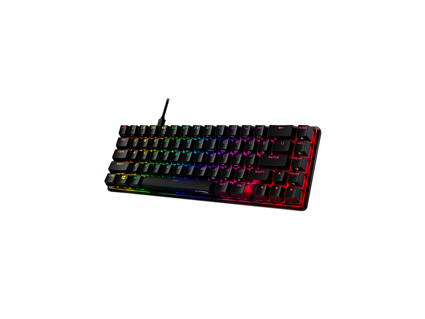 HyperX Alloy Origins 65 - Mechanische Gaming Tastatur - HX Aqua - US Layout - Bild 3 von 10