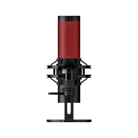 HyperX QuadCast 2 - USB Microphone (Black)+ HyperX Rubber Keycaps - Blue Bundle