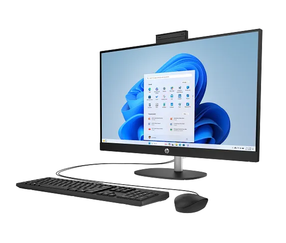 HP All-in-One Desktop AI 27-cr2075t PC, Windows 11 Home, 27", Touch screen, Intel® Core™ Ultra 7, 16GB RAM, 1TB SSD, FHD, Jet black