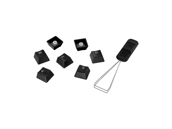 Series 1 of 5 HyperX Keyboard Accessories, HyperX Black PBT Full Keycap Set