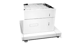 HP LaserJet 1x550-sheet and 2000-sheet HCI Feeder and Stand