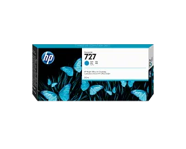 HP 727 300-ml Cyan DesignJet Ink Cartridge, F9J76A