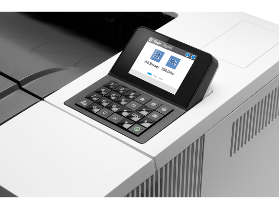 HP LaserJet Enterprise M507n Laser Printer, Black And White Mobile Print Up to - Afbeelding 1 van 10