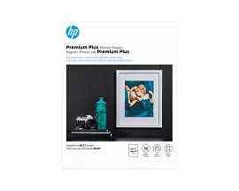 HP Premium Plus Photo Paper, Glossy, 80 lb, 8.5 x 11 in. (216 x 279 mm), 50 sheets CR664A