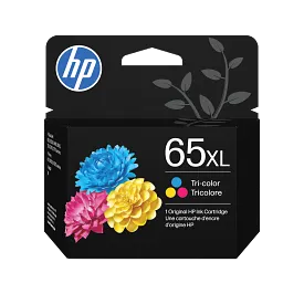 HP 65XL Tri-color Original Ink Cartridge, N9K03AN#140