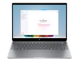 HP OmniBook Ultra Laptop 14-fd0087nr 14", Touch screen, Windows 11 Home, AMD Ryzen™ AI 9, 16GB RAM, 1TB SSD, 2.2K, Meteor silver