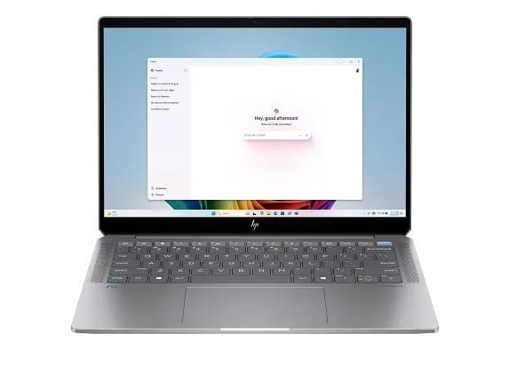 HP OmniBook Ultra Laptop 14-fd0087nr 14", Touch screen, Windows 11 Home, AMD Ryzen™ AI 9, 16GB RAM, 1TB SSD, 2.2K, Meteor silver