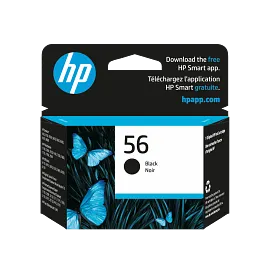 HP 56 Black Original Ink Cartridge, C6656AN#140