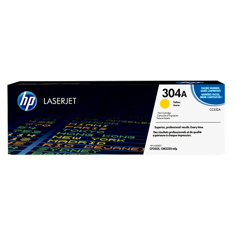 HP 304A CC532A sárga toner / festékkazetta Color Laserjet CM2320 CP2025 nyomtatókhoz (2800 old.)