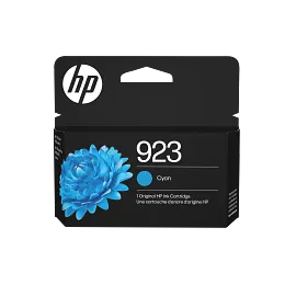 HP 923 Cyan Original Ink Cartridge, 4K0T0LN