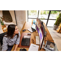 HP 8K157E9 Series 7 Pro 734pm (34 hüvelyk) 3440x1440@120Hz USB-C ívelt konferenciamonitor 5év garanciával