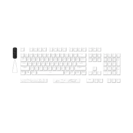 HyperX Pudding Keycaps 2 - Full Key Set - PBT - White (US Layout)