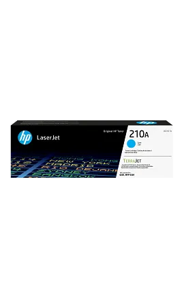 HP 210A Cyan Original LaserJet Toner Cartridge, W2101A