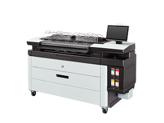 HP PageWide XL 4100 40-in Multifunction Printer with Top Stacker