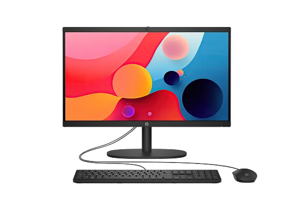HP Home Desktop PCs, HP All-in-One Desktop 22-dg0040, Windows 11 Home, 21.5", Intel® Pentium®, 8GB RAM, 512GB SSD, FHD