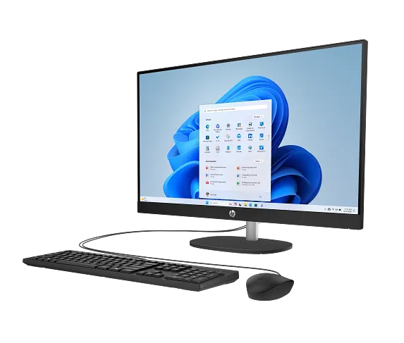 HP All-in-One Desktop AI 27-cr2075t PC, Windows 11 Home, 27", Touch screen, Intel® Core™ Ultra 7, 16GB RAM, 1TB SSD, FHD, Jet black