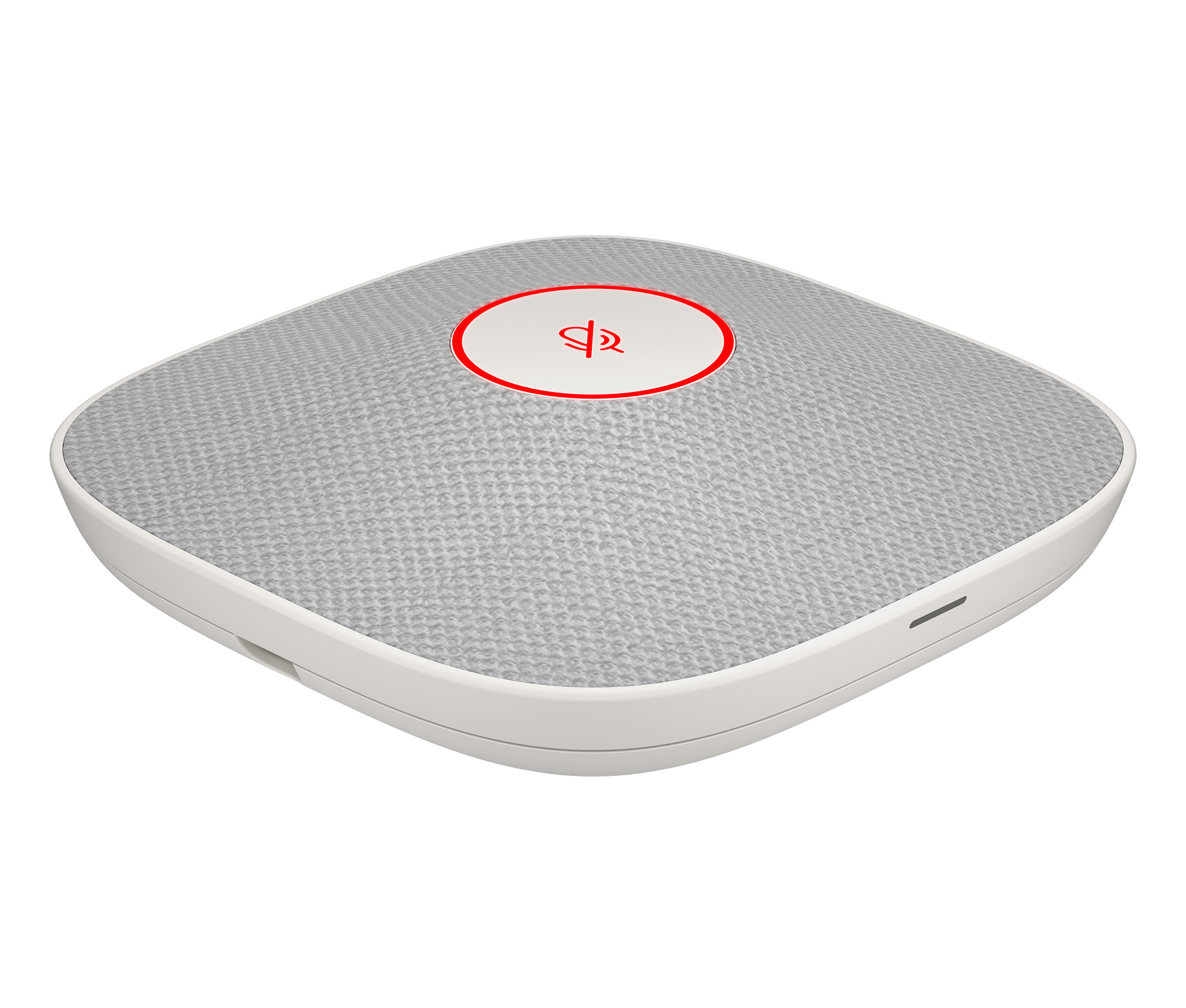 HP Poly Studio A2 White Table Microphone w/ Mounting Plate I/O cables