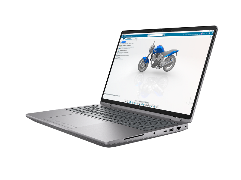 HP ZBook Fury G1i 16 inch Mobile Workstation PC_Product_Meteor silver_Product Only_Left facing