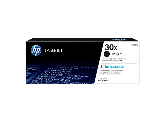 HP Laser Toner Cartridges and Kits, HP 30X High Yield Black Original LaserJet Toner Cartridge, CF230X