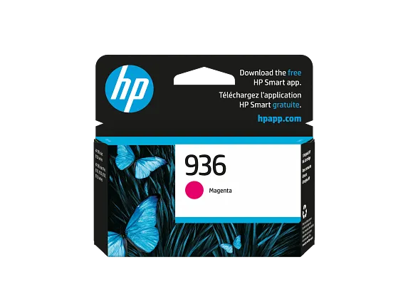 Ink Supplies, HP 936 Magenta Original Ink Cartridge, 4S6V0LN