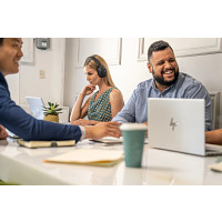 HP 8G7T9AA Poly Voyager Surround 80 UC USB-C headset + USB-C–USB-A-adapter