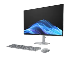 HP OmniStudio X All-in-One Desktop Next Gen AI 32-c1075t PC, Windows 11 Home, 31.5", Intel® Core™ Ultra 7, 16GB RAM, 1TB SSD, 4K UHD, Meteor silver