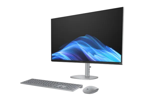 HP OmniStudio X All-in-One Desktop Next Gen AI 32-c1075t PC, Windows 11 Home, 31.5", Intel® Core™ Ultra 7, 16GB RAM, 1TB SSD, 4K UHD, Meteor silver