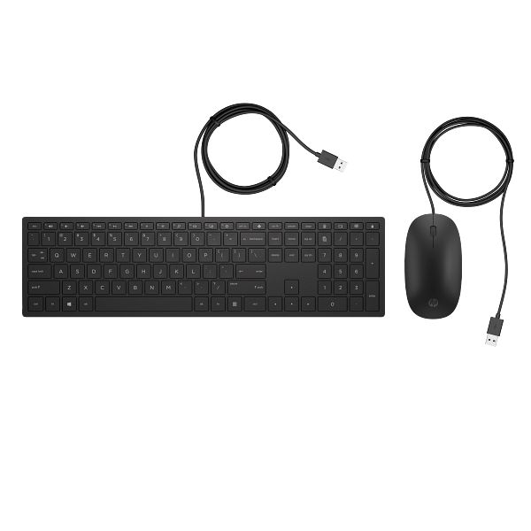 18 C1 Wave 2 - HP Pavilion Wired Keyboard and Mouse 400 Jet Black