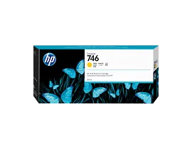 HP 746 300-ml Yellow DesignJet Ink Cartridge, P2V79A