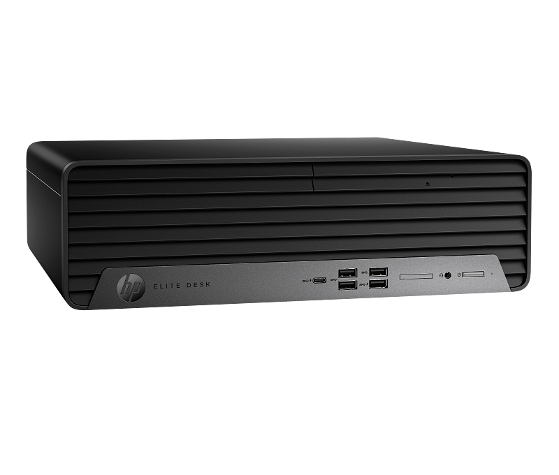 HP Elite SFF 800 G9 Desktop PC Refresh -2024 GravityGrey ODD CoreSet Horizontal WhiteBG FrontRight