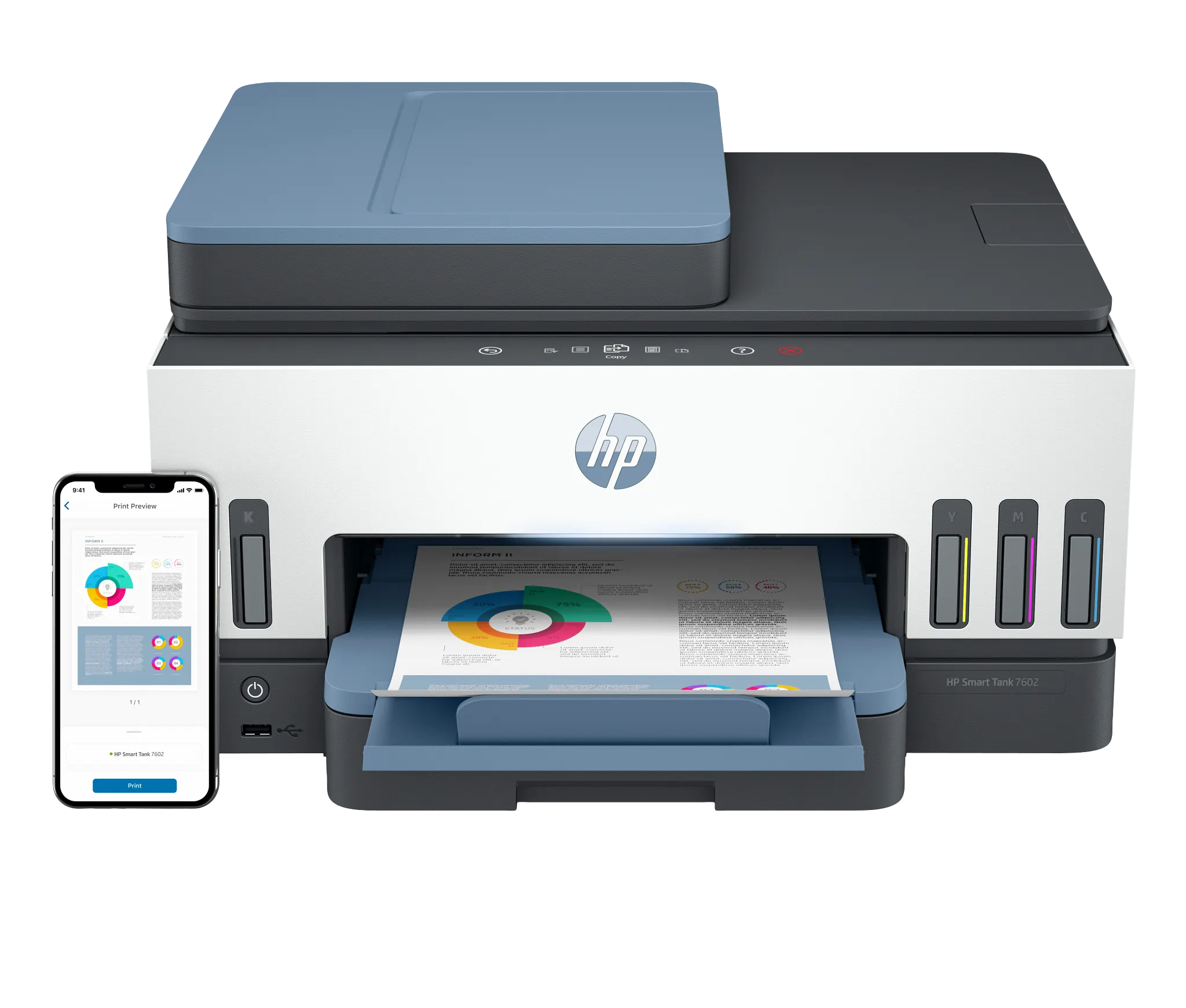 HP Smart Tank 7602 Printer - Thumbnail 5