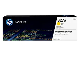 HP 827A Yellow Original LaserJet Toner Cartridge, CF302A