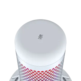 HyperX QuadCast S - USB Microphone - RGB Lighting - White
