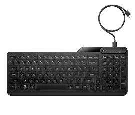 HP 400 Backlit Wired Keyboard